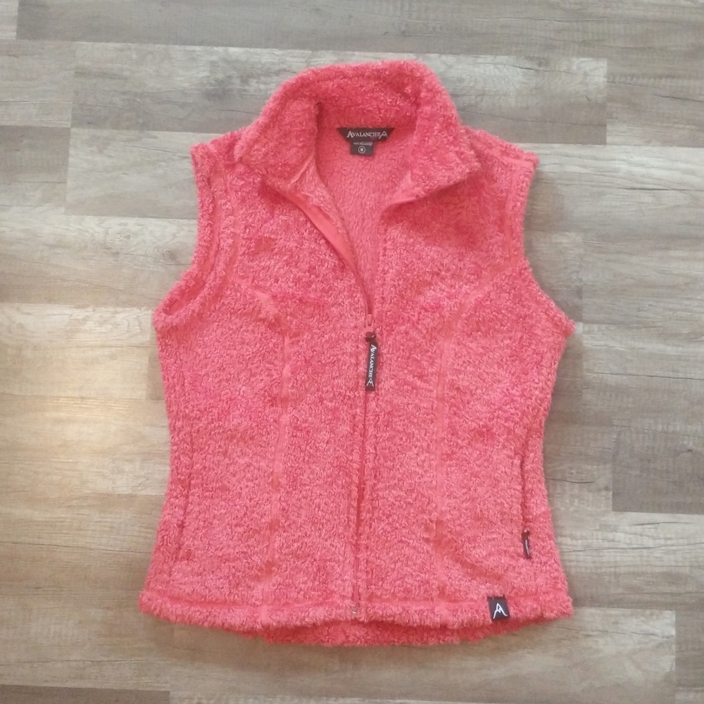 Avalanche Wear Orange fleece vest size medium